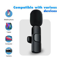TSSD personnalisé K8 k9 mini portable Mikrofon Smart Phones Live gaming professionnel studio micro podcast sans fil cravate Microphone