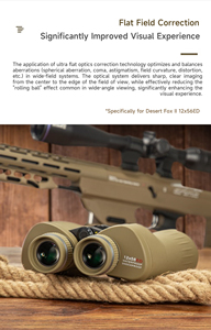 Jumelles BOSMA Desert Fox II 12x56 ED à faible aberration chromatique Desert Fox II 12x56 1. Couleur tactique unique jaune désertique - Product Image 2