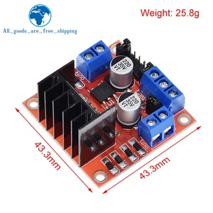 New <span class=keywords><strong>Dual</strong></span> H cầu DC động cơ bước điều khiển ổ đĩa Board Module <span class=keywords><strong>L298N</strong></span> cho Arduino xe thông minh Robot - Product Image 2