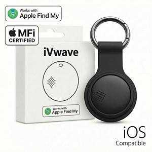 1 Rastreador Inteligente Bluetooth con Funda de Silicona, Compatible con Apple Find My, Certificado MFi, Solo para iOS, Localizador de Llaves - Product Image 1