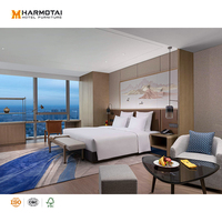 Sofa, TV-Hintergrundwand, Freizeitstuhl, Couchtisch, Kopfteil, Bettkasten Komplette Hotel-Schlafzimmermöbel