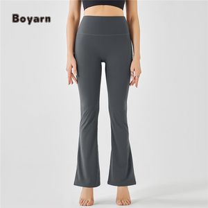 Leggings de Yoga Acampanados para Mujer Boyarn RTS, Bolsillos Ocultos, Alta Elasticidad, Suaves, Secado Rápido, Transpirables, Elásticos en Cuatro Direcciones - Product Image 5