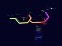 Feux de circulation diurne à LED Lampe frontale à LED 5D Angel Eye Phares Auto Light WRGB Color App Control DRL Turn Signal Daylights