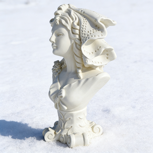 Statue en plâtre de Paris personnalisée, modèle de <span class=keywords><strong>buste</strong></span> féminin - Product Image 3