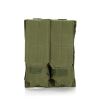 Pochette tactique MOLLE pour chargeur 5,56, double porte-chargeur pour paintball/chasse, porte-cartouche d'armure