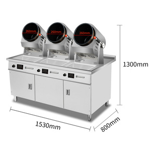 Robot de cocina comercial para olla de cocina de restaurante Wok de arroz frito automático - Product Image 2