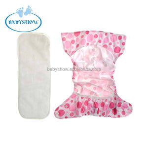 Venta caliente pañales para bebés/pañales de China lavable al por mayor volante infantil PUL dibujos animados impreso cubierta de pañal de tela - Product Image 3