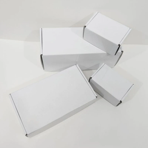 Caja de Cartón Corrugado para Envíos <span class=keywords><strong>Internacionales</strong></span>, Color Blanco y Marrón, para Perfumes, Pequeñas Empresas y Sombreros - Product Image 4