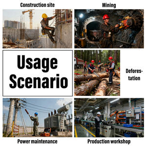 موقع البناء عبس معيار وطني على شكل حرف V قبعة صلبة سميكة مضادة للخدش جيدة التهوية 4 نقاط تعليق - Product Image 6