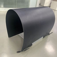 Panneau solaire rigide incurvé de type N, 50W 70W, Sunpower BIPV, noir et rouge, 24% d'efficacité, pour usage résidentiel, vente en gros fabricant