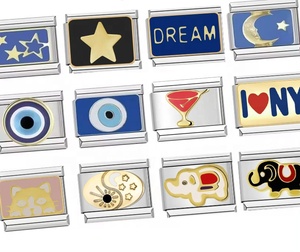 Pulsera de Acero Inoxidable DIY Popular 2024 con Dijes Italianos al por Mayor, Bonitos Dijes de Dibujos Animados para Pulseras Italianas - Product Image 2