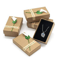 Boîte en carton ondulé personnalisable pour collier, avec gaufrage, bronzage et paillettes, idéale pour les détaillants – Meilleures ventes à prix réduit, écologique et personnalisable