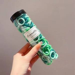 Paquete de 100 Piezas de Bandas Elásticas para el Cabello para Niñas, Bonitas y sin Costuras, de Alta Elasticidad - Product Image 3