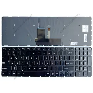 Keyboard lampu latar Laptop AS baru untuk TOSHIBA Satellite Radius P50W P55W-B P55W-C L50-B L50-C L50D-B L55-B L55C S50-B