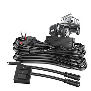 Nouveau Kit de câblage pour projecteur de voiture 12V avec relais, interrupteur un-vers-deux, télécommande sans fil 3 mètres, 5 modes - Product Image 3