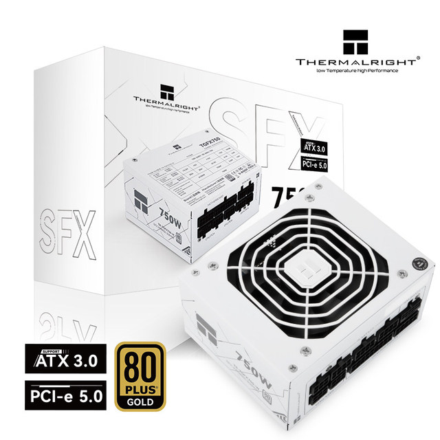 Thermalright TR-TGFX750-W 750W SFX 80PLUS Gold Full Modular ATX3.0 PCIE5.0 Desktop Power Supply Wholesale