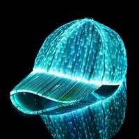 MUESTRA GRATUITA, Gorra Deportiva de Béisbol Personalizable con Luces LED Brillantes para Fiestas y Festivales, con Luz LED para Hombre y Mujer