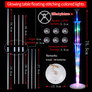 Rõ Ràng Bảng Nổi Khung Trong Suốt Cơ Sở Bóng Đứng Chủ Cho Sàn Bóng Bó Hoa Cột - Product Image 6