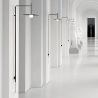 Lámpara de Pared Geométrica de Brazo Largo, Estilo Nórdico, Moderna y Minimalista, para Dormitorio o Sala de Estar