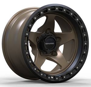 Киппардо, кованые 17-дюймовые Внедорожные колеса из алюминиевого сплава с замком, не Передняя и задняя конфигурация для Toyota Land Cruiser - Product Image 1