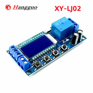 6-30V USB จอแสดงผลคริสตัลดิจิตอล รีเลย์หน่วงเวลา วงจรตั้งเวลา วงจรสวิตช์โมดูล XY-LJ02 - Product Image 2