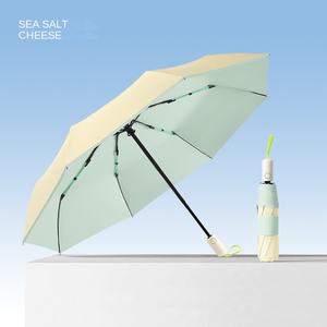 Colección Creativa de Festivales Sombrilla Triple Automática, Sombrilla Personalizable con Pegamento de Color, Regalos de Negocios, Paraguas Soleado Clásico - Product Image 6