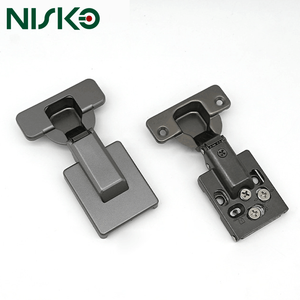 Nisko Soft Close 4D Bisagras negras ajustables Pivote ultrafino Oculto Cierre suave <span class=keywords><strong>Bisagra</strong></span> <span class=keywords><strong>para</strong></span> muebles de puerta de gabinete - Product Image 1