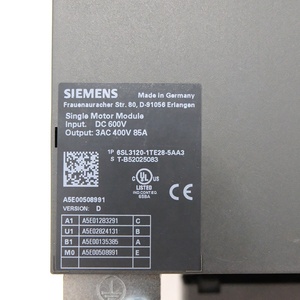 Module de commande d'entraînement AC Siemens S120, contrôle vectoriel pour un seul moteur, 1500W, 6SL3120-1TE28-5AA3, 6SL3120-1TE31-3AA3 - Product Image 3