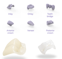 Bloque de Cerámica de Disilicato de Litio para Laboratorio Dental, HT LT, Alta Resistencia a la Flexión 637MPa, Material CAD CAM para Corona Anterior