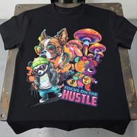 Impression numérique à jet d'encre, transfert DTF prêt à poser, étiquette personnalisée, logo personnalisé, vinyle HTV, plastisol, autocollant de transfert thermique DTF pour t-shirts