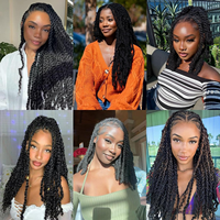 Extensions de cheveux afro crépus en vrac, cheveux humains brésiliens bruts non traités 4C, dreadlocks bohèmes en cheveux humains en vrac