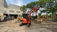 Mini-excavatrice sur chenilles hydraulique d'occasion de 3,5 tonnes, fabriquée au Japon, modèle U35, moteur 2019, haute puissance de creusement, pompe moteur