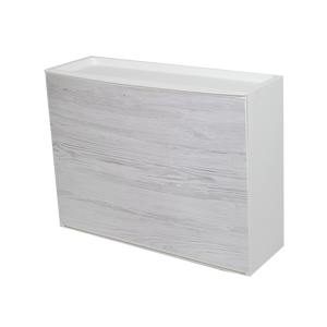 Boîte à chaussures Imle PP à un seul niveau 515x160x390mm, organisateur de rangement pour armoire, blanc - Product Image 1