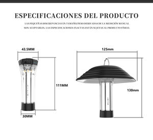 2026 Overseasdesign HEX-13 Mini Lampe LED 5000 mAh à intensité variable avec batterie pour jardin, feu de camp, observation des étoiles, faible MOQ, personnalisable - Product Image 2