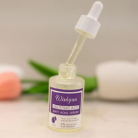 Sérum anti-acné Wishgan BHA 2% : solution avancée qui élimine les boutons et atténue les marques d'acné tout en apaisant et réparant la peau