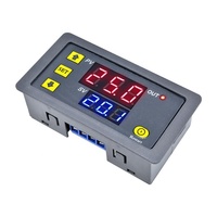Minuterie électronique avec affichage LED, 12V, 24V, AC 110V, 220V, DC 12V, minuterie, contrôleur de Cycle, interrupteur relai de minuteur réglable