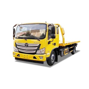 รถยกพ่วงแบบพื้นเรียบ Foton 4x2 พร้อมใช้งานสำหรับกู้ภัยรถเสีย ลากจูง และช่วยเหลือข้างทาง - Product Image 1