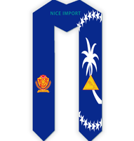 Écharpe de graduation unisexe best-seller avec drapeau du Belize, pour les diplômés de l'école supérieure, idéale pour les études à l'étranger et pour afficher fièrement leur fierté multiculturelle