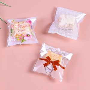 100 Zählt Smiley Gesicht Kekse Plastiktüten Süßigkeiten selbst klebende Taschen Snacks Backen Verpackung Dekoration Kinder 7x7 3cm - Product Image 3