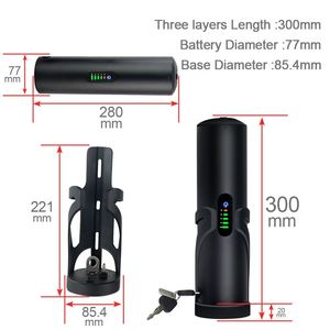 ระบบป้องกันการโจรกรรมใหม่กรณี Ebike แบตเตอรี่ขวด36โวลต์7Ah 10.5ah 14ah แบตเตอรี่ลิเธียมสำหรับ BBS01 BBS02 250วัตต์350วัตต์500วัตต์มอเตอร์ชุด - Product Image 5