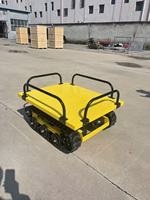 Châssis de Transporteur Électrique Télécommandé Compact sur Chenilles en Caoutchouc, Charge Utile 500 kg, Autonomie 7-10h