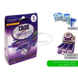 Set di 3 Sacchetti Profumati Collezione Essenze di Lavanda Irrigata - Product Image 1