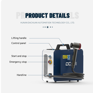 Nettoyeur laser portable à fibre pulsée 50W 100W 200W 300W pour bois et métal, machine de nettoyage laser, élimination de la rouille, prix - Product Image 2