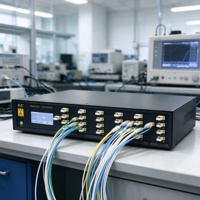 Commutateur optique multimode 24 canaux, commutateur à fibre optique montable en rack pour les tests de réseau optique, RS810M-24, garantie de 3 ans