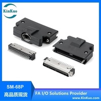 Connecteur Mini D à ruban 68 broches MDR mâle à souder, haute densité, pas fin, industriel SCSI pour faisceau de câblage d'encodeur servo