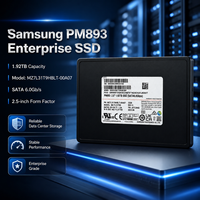 Unidad de Estado Sólido (SSD) Empresarial Samsung PM893 MZ7L31T9HBLT-00A07 de 1.92TB, SATA 2.5'', SATA 6Gb/s, V-NAND TLC, 550MB/s, para Servidor