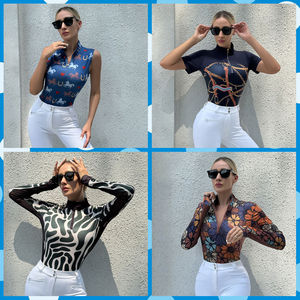 Tùy Chỉnh Cưỡi Ngựa Trang Phục Baselayer Tops Nhà Sản Xuất Thăng Hoa Dài Tay Của Phụ Nữ Cưỡi Ngựa Áo Sơ Mi Cưỡi Ngựa Quần Áo - Product Image 6