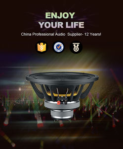 Altavoz de escenario de alta sensibilidad de 12 pulgadas, 350 W AES, imán de ferrita, bobina de voz de 65 mm, 8 Ω para monitor de escenario de arreglo lineal, rendimiento GCF12H44D - Product Image 4