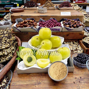 Polvo de extracto de fruta Amla de grado alimenticio 50% vitamina C Suplemento de hierbas cultivadas silvestres HPLC a granel disponible en bolsas Botellas Tambores - Product Image 5