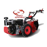 Mini-tracteur agricole à deux roues OEM/PST, modèle 733PS, moteur Loncin 12HP, démarrage électrique, transmission par engrenages 2 roues motrices, certifié CE